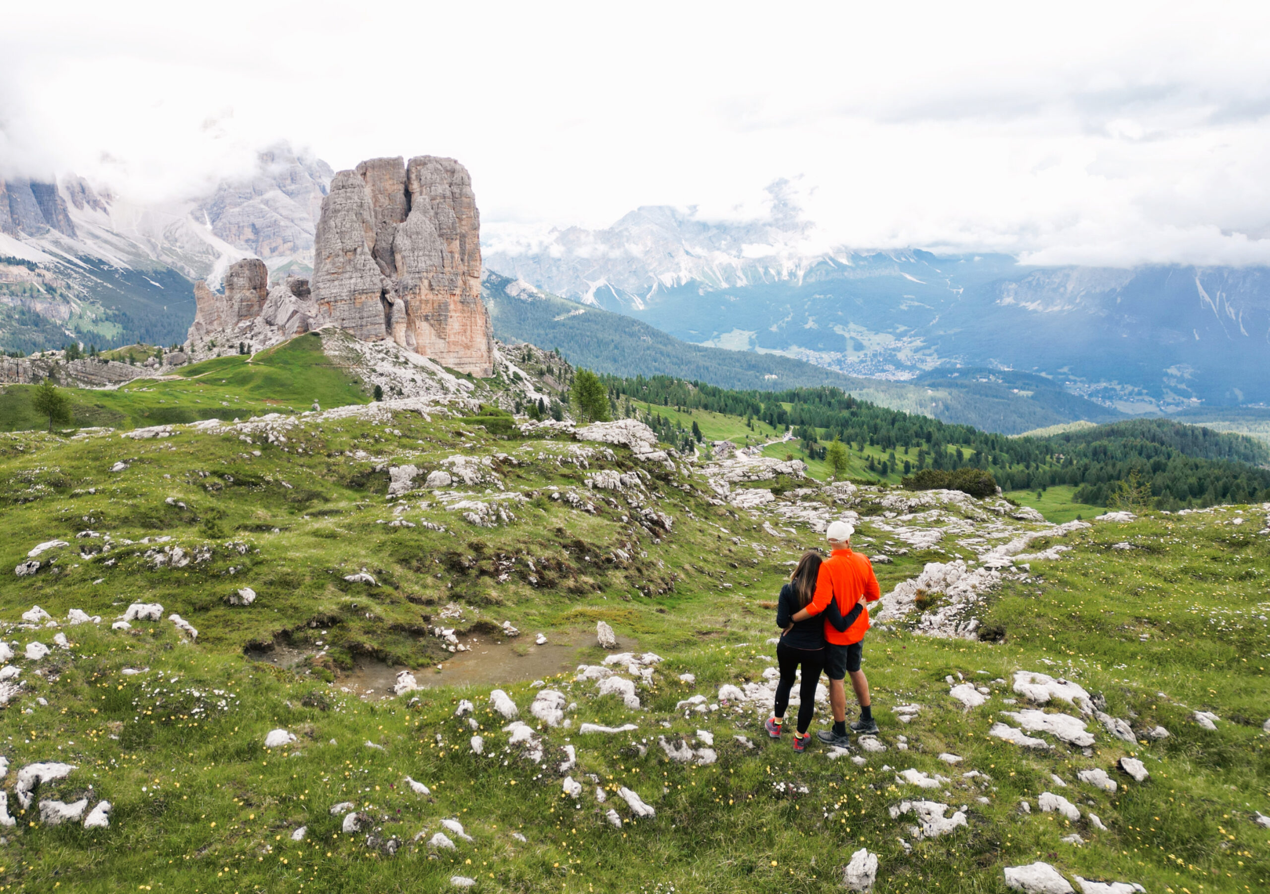 Vista panoramica delle cinque torri